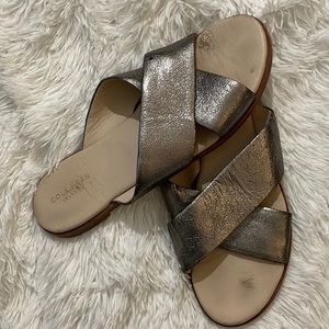 Cole Haan leather slides